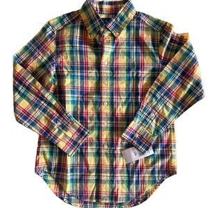 Kids Ralph Lauren plaid shirt NWT